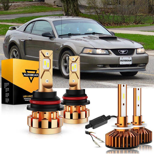 880 LED Fog Light Bulbs For 1999-2004 Ford Mustang GT & SVT Cobra – 6000K 50W Pair