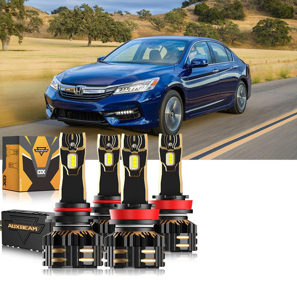 For 2016 2017 Honda Accord 9005 H11 LED Headlight Bulbs Bundle