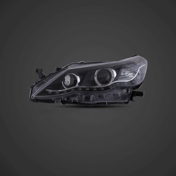 LED Headlight Assembly Dual Beam Projector Black For 20092013 Toyota