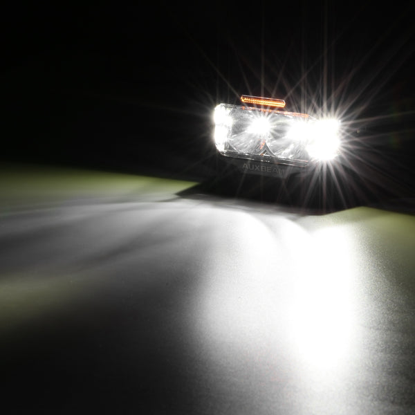 Auxbeam® V-MAX Series 4 Inch 72W 6960LM Combo Beam Side