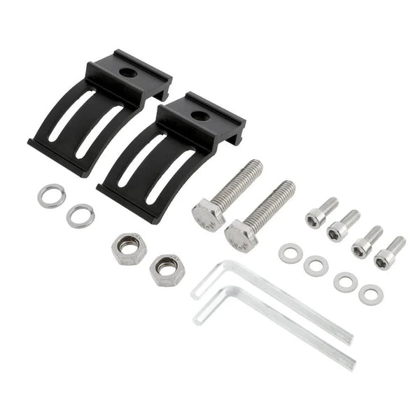 2PCS Universal Slide Mount Brackets For LED Light Bars – Adjustable Base Mount Kit