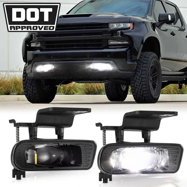 06 silverado led pod fog lights (2pcs/set) 60W DOT Approved fit for Chevrolet 1500/2500 1999 2000 2001 2002, 1500HD/2500HD/3500 2001 2002 F: Fruity. F: Nicotine Salt or RGB if you Select Flavor ::Strawberries&Cream Flum Pebble Melo Ice