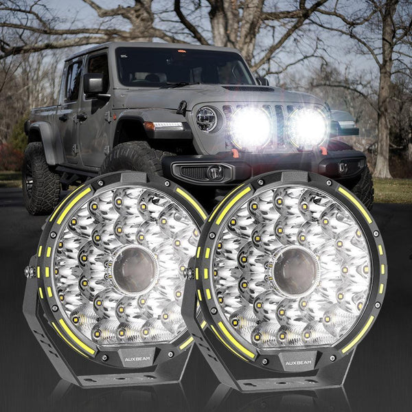 9 INCH 12V Off Road LED Driving Lights for JEEP WRANGLER JL JK TJ