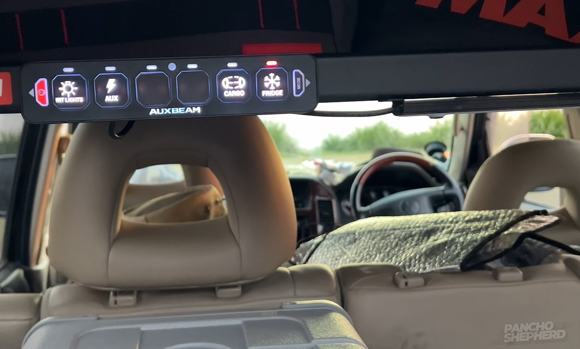 Master of Space: Integrating the Auxbeam AS-600 Slim Switch Panel in a 2006 Mitsubishi Pajero