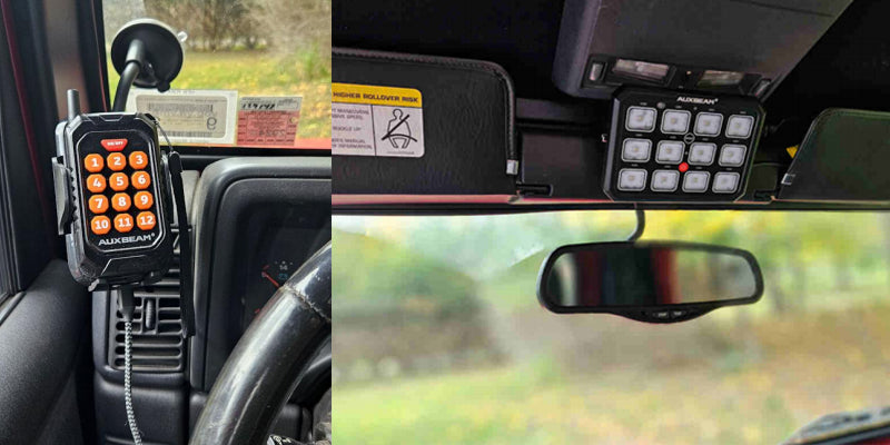 How to install the Auxbeam AC-1200 Switch Panel in a ’97-’06 Jeep TJ Wrangler？