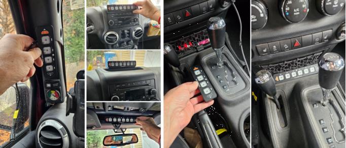 Auxbeam Slim Switch Panel Systems AS-400, AS-600 and AS-800