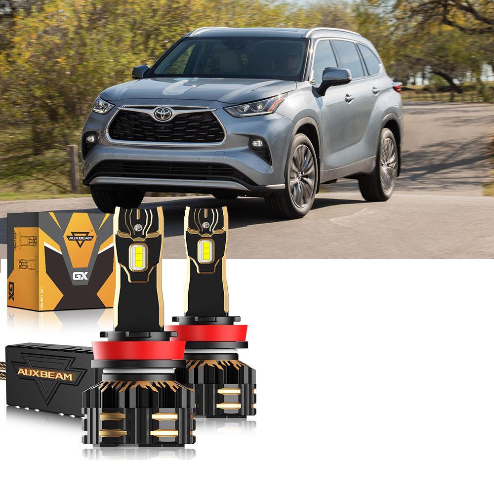 AUIMSOCO LED Headlight & Fog Light Combo For Toyota Highlander 2014-2019 – 6 Bulbs