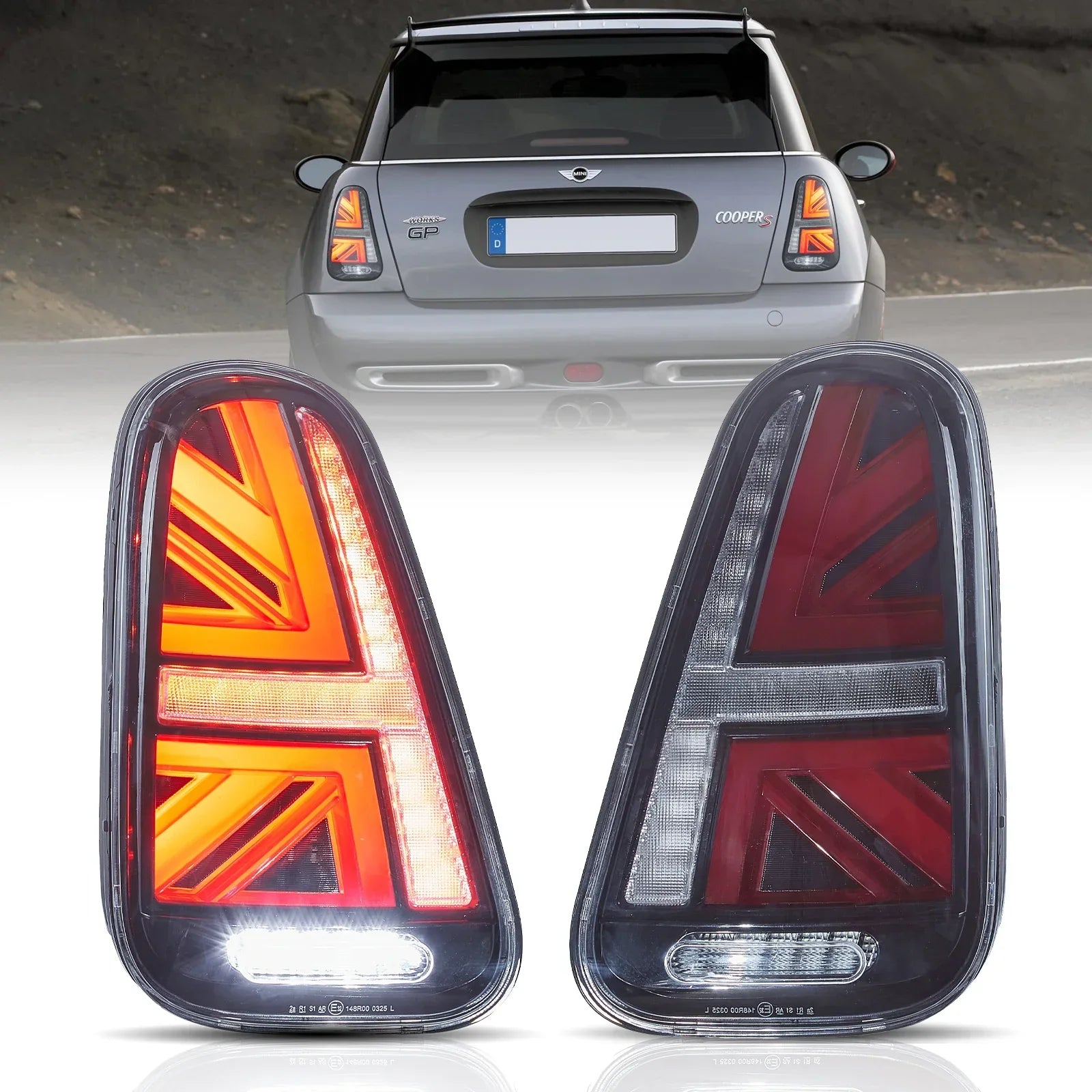 2001-2006 BMW Mini R50 R52 R53 LED Tail Lights Assembly