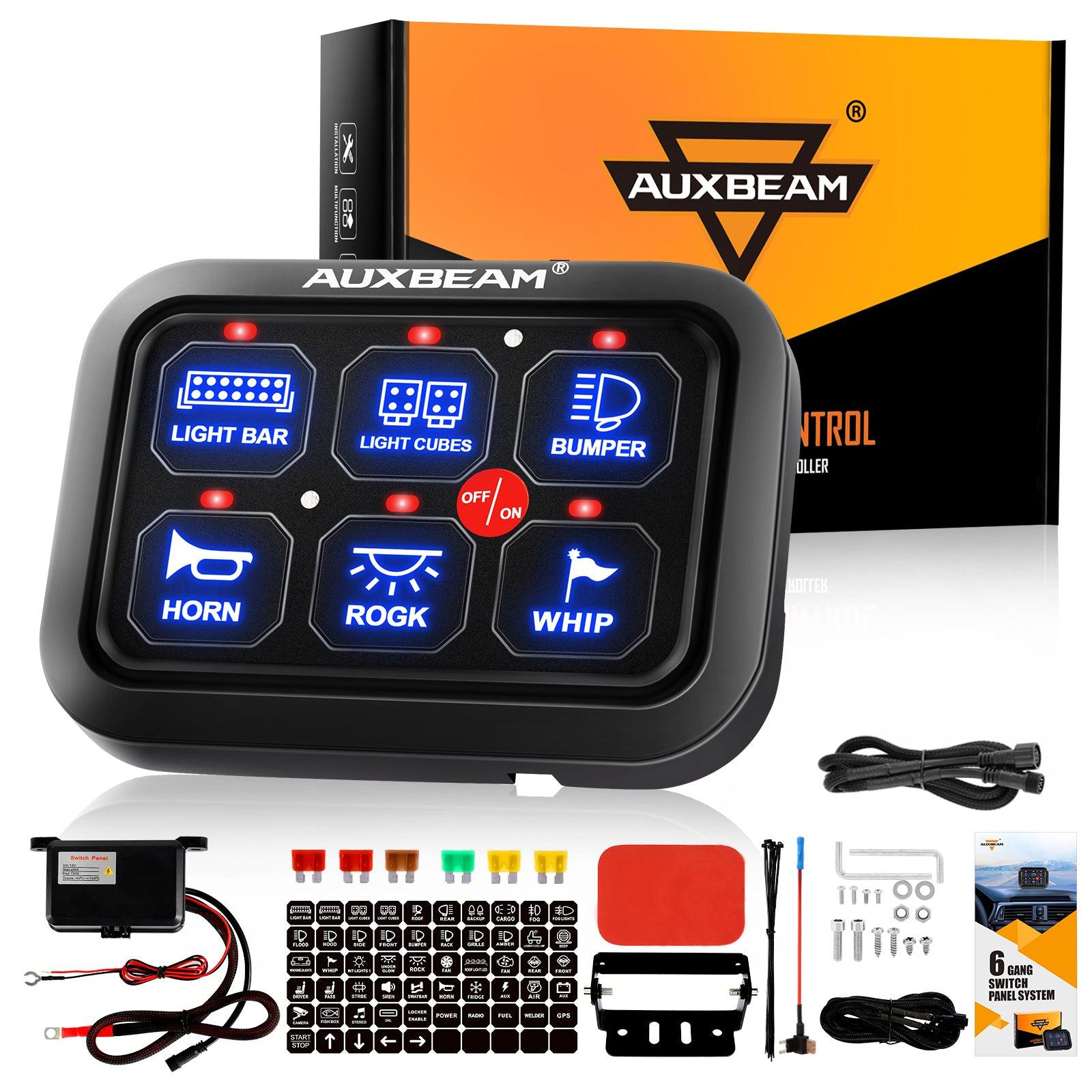 Auxbeam 6 Gang/8 Gang Switch Panel | Off Road Light