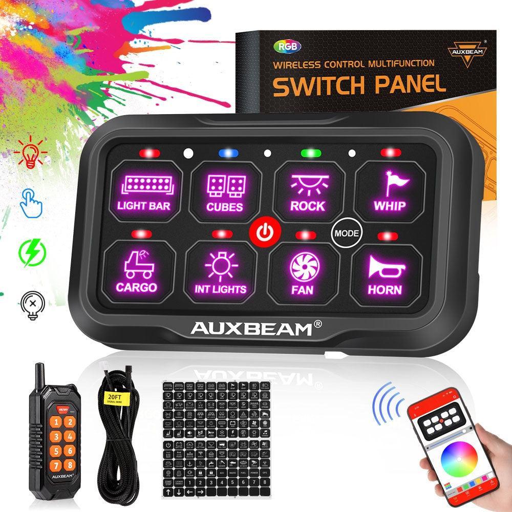 Auxbeam® AC-1200 RGB Switch Panel with APP&Remote Control