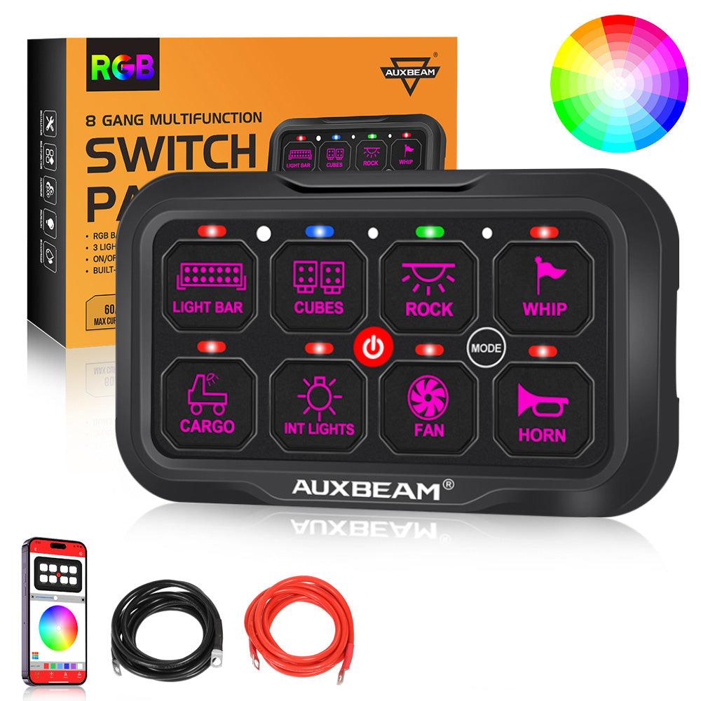 Auxbeam Off Road Light Switch Panel, Off Road Light Bar Controller