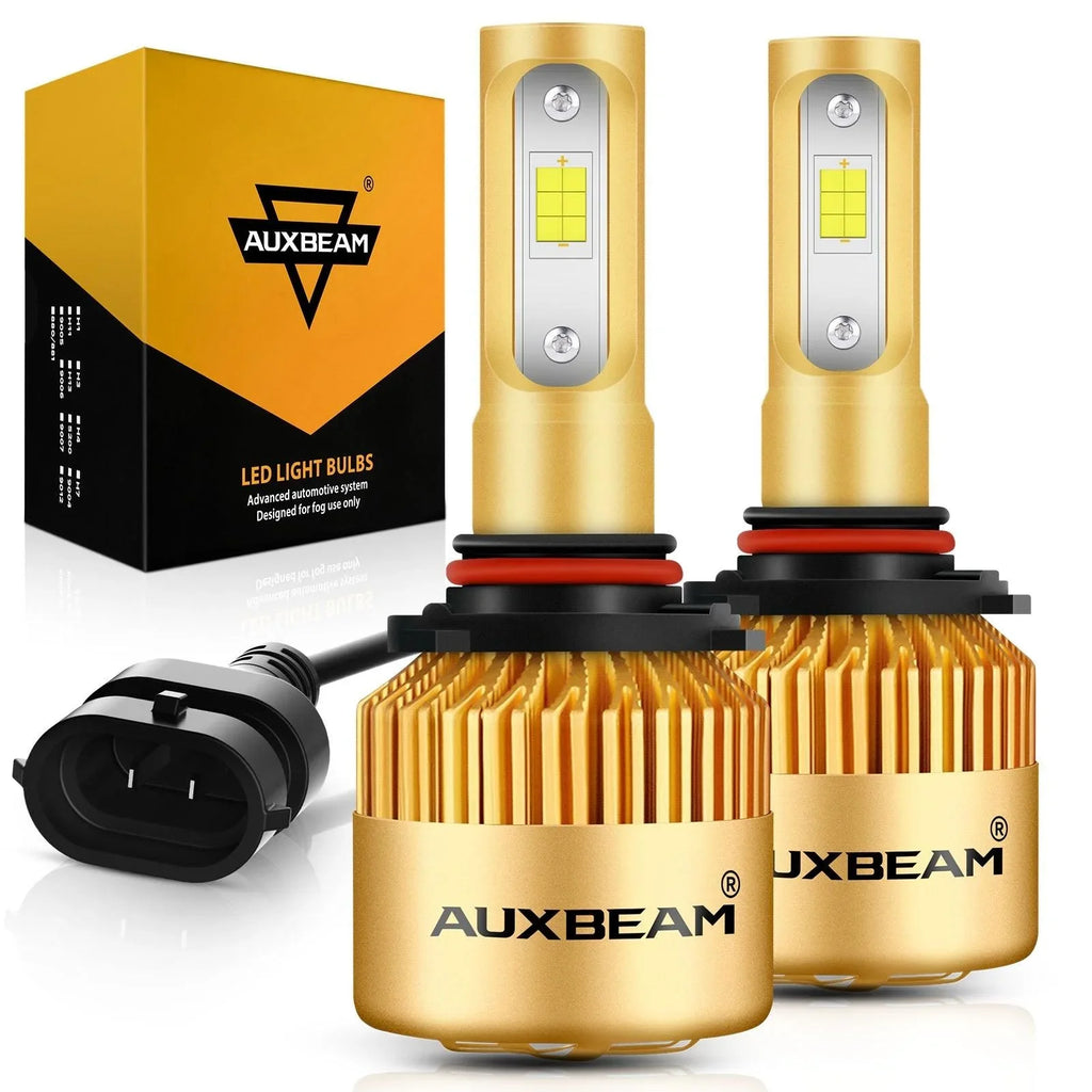 Auxbeam® 9005/HB3/H10 Fan Cooling S3 Series Led Headlight Bulbs