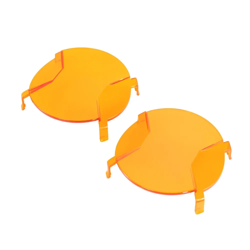 V-ULTRA Series 3/5/7/9 Inch LED Pod Lights Dark Amber Cover Light Shie