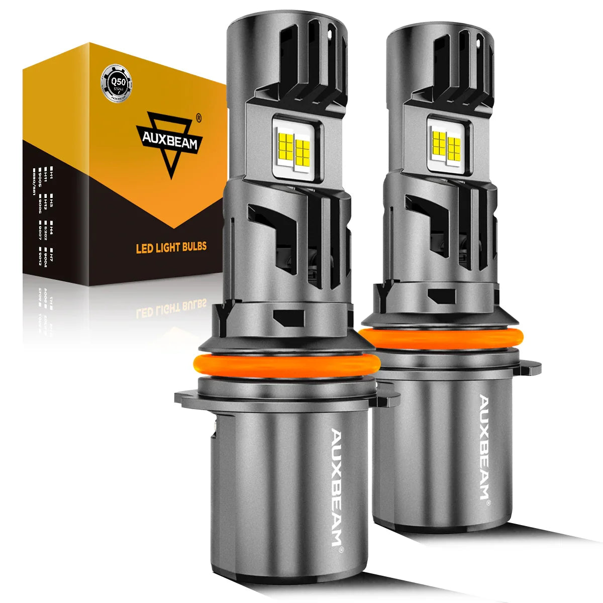 Auxbeam® 2025 Q50 LED Headlight Bulbs|Dual Turbo Fans LED