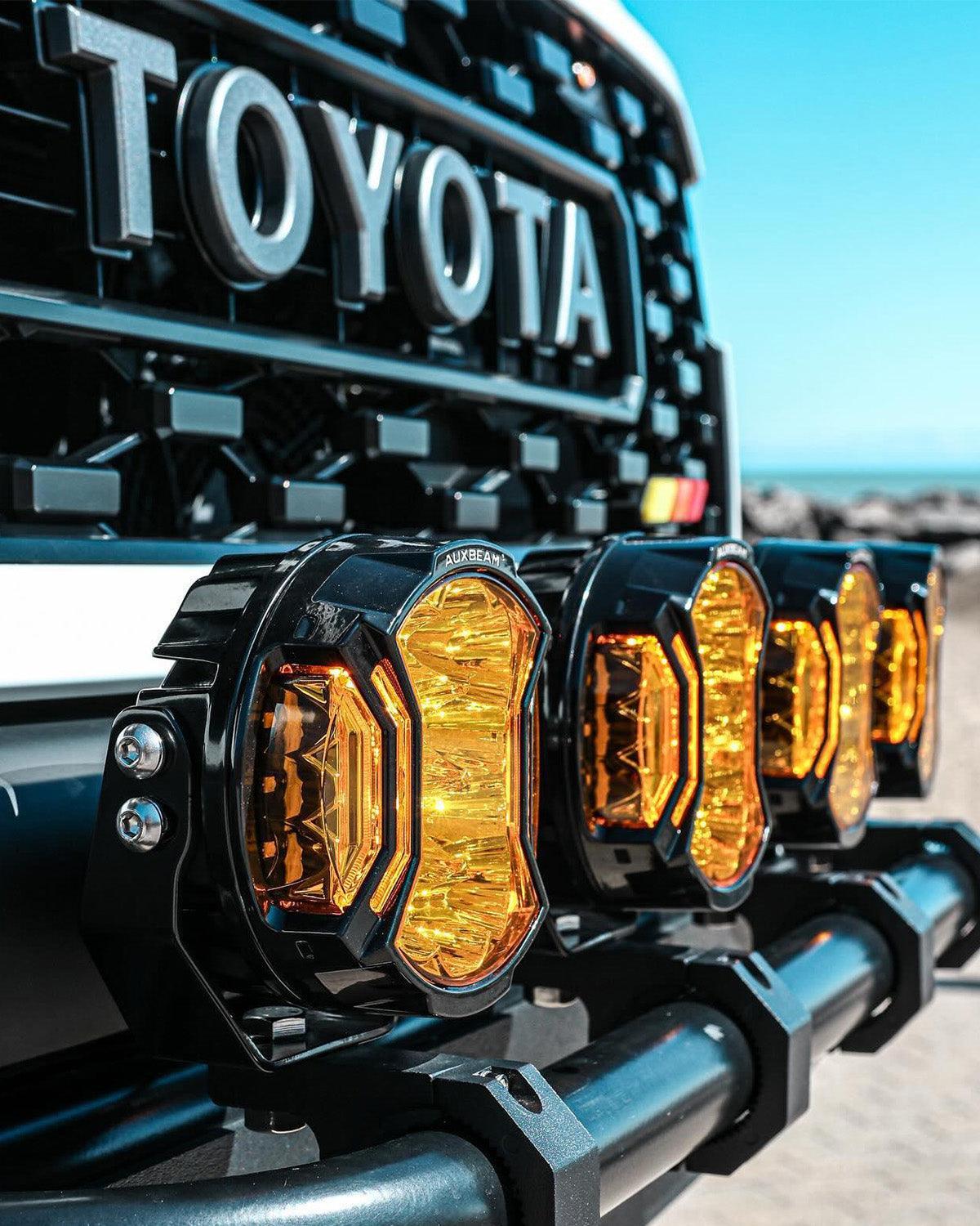 Auxbeam® V-ULTRA Series | 5 Inch 172W LED Side Shooter Amber Pod