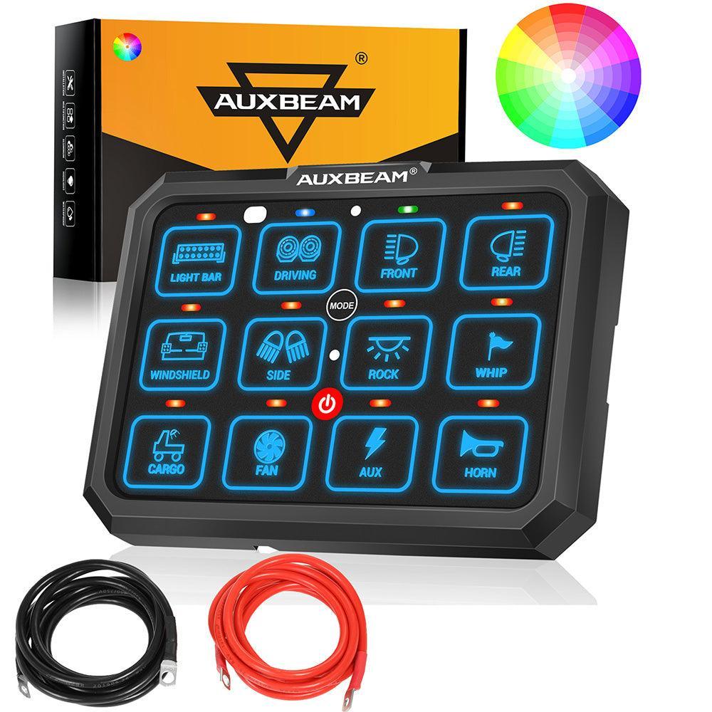 RGB Series 12 Gang (RB120) RGB Switch Panel, Toggle/ Momentary/ Pulsed