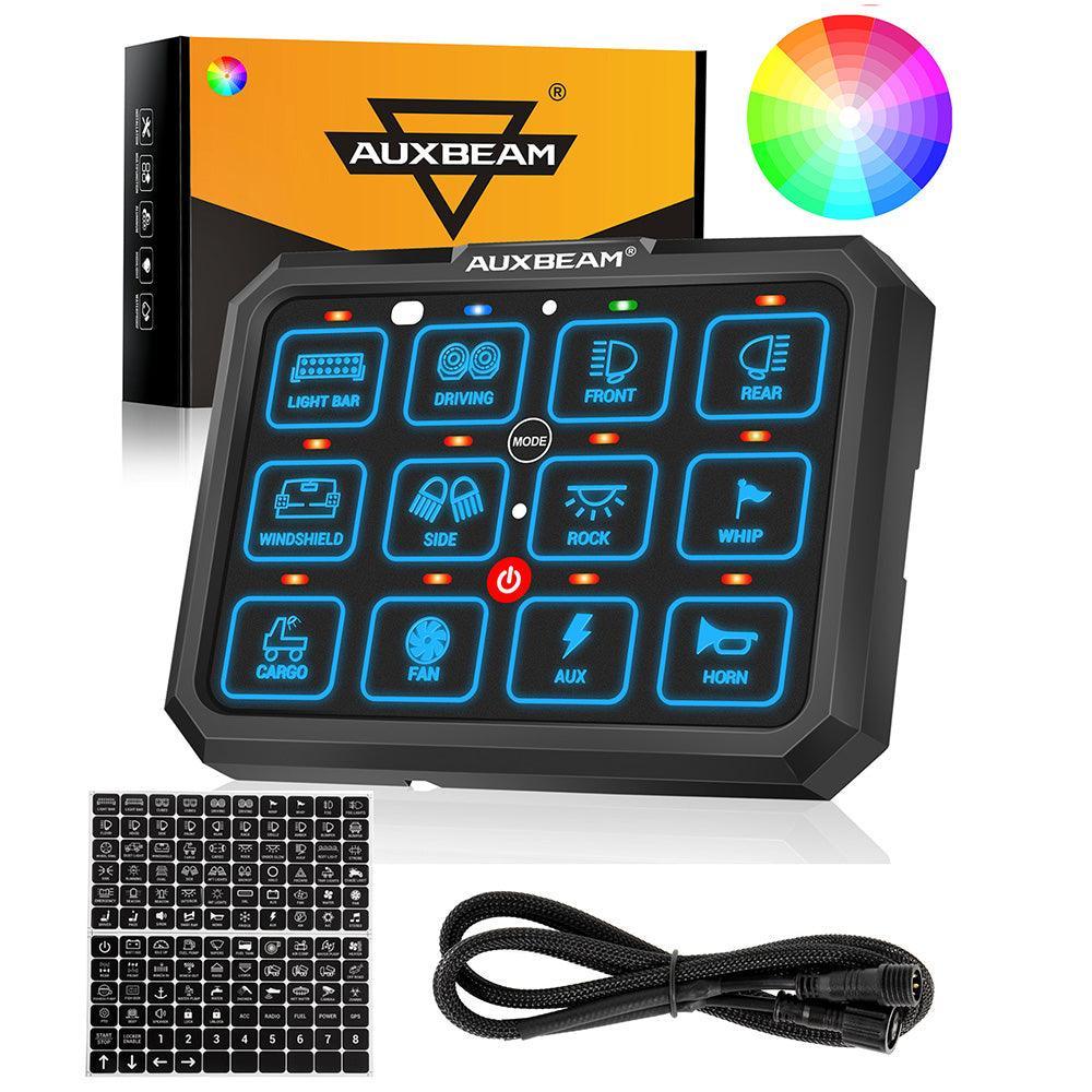 RGB Series 12 Gang (RB120) RGB Switch Panel, Toggle/ Momentary/ Pulsed