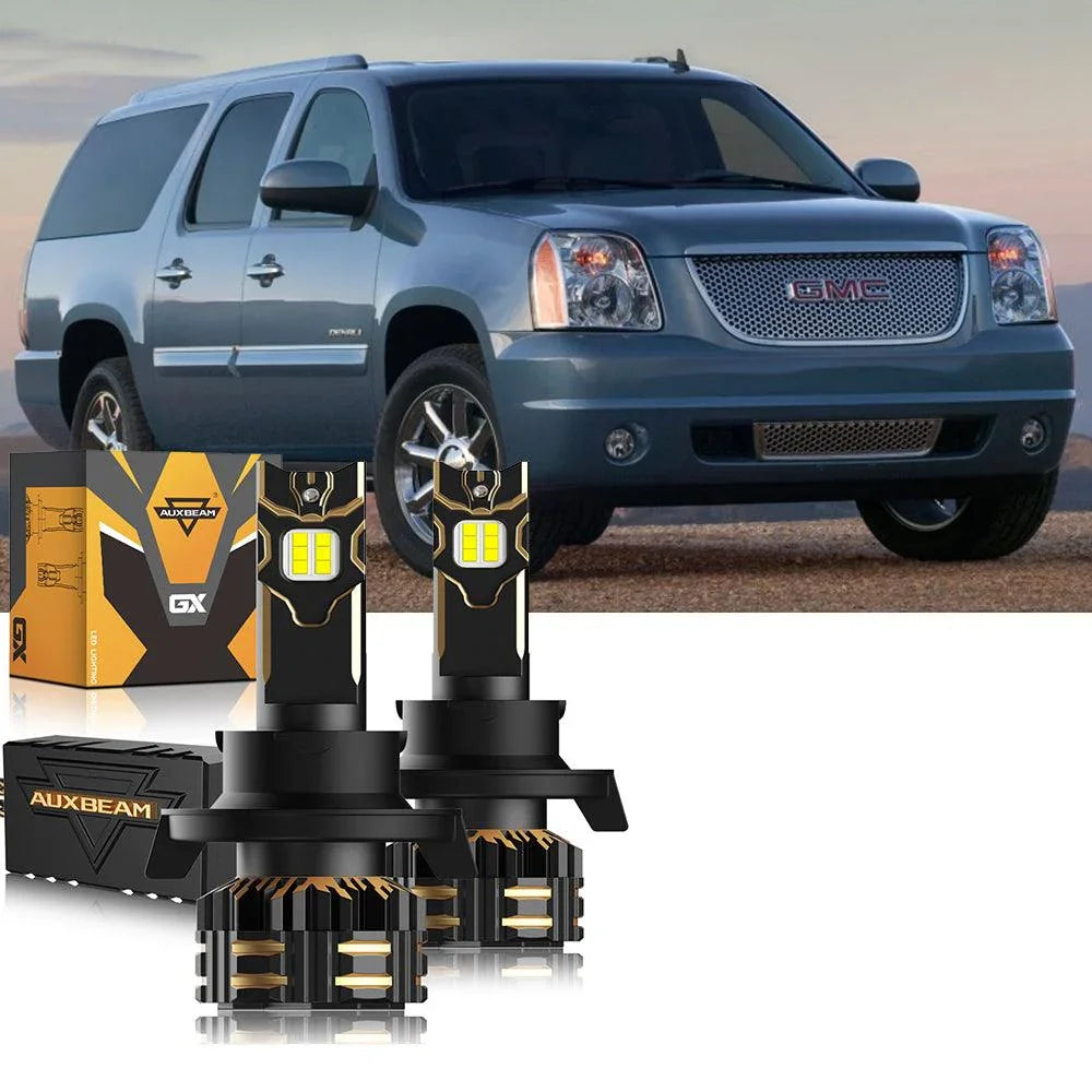 2007-2014 GMC Yukon/Yukon XL 1500/2500 LED U-Bar Projector Headlights (Jet Black Housing/Clear Lens) - K2 Motor 2007-2014 GMC Yukon/Yukon XL 1500/2500 LED U-Bar Projector Headlights (Jet Black Housing/Clear Lens) - K2 Motor