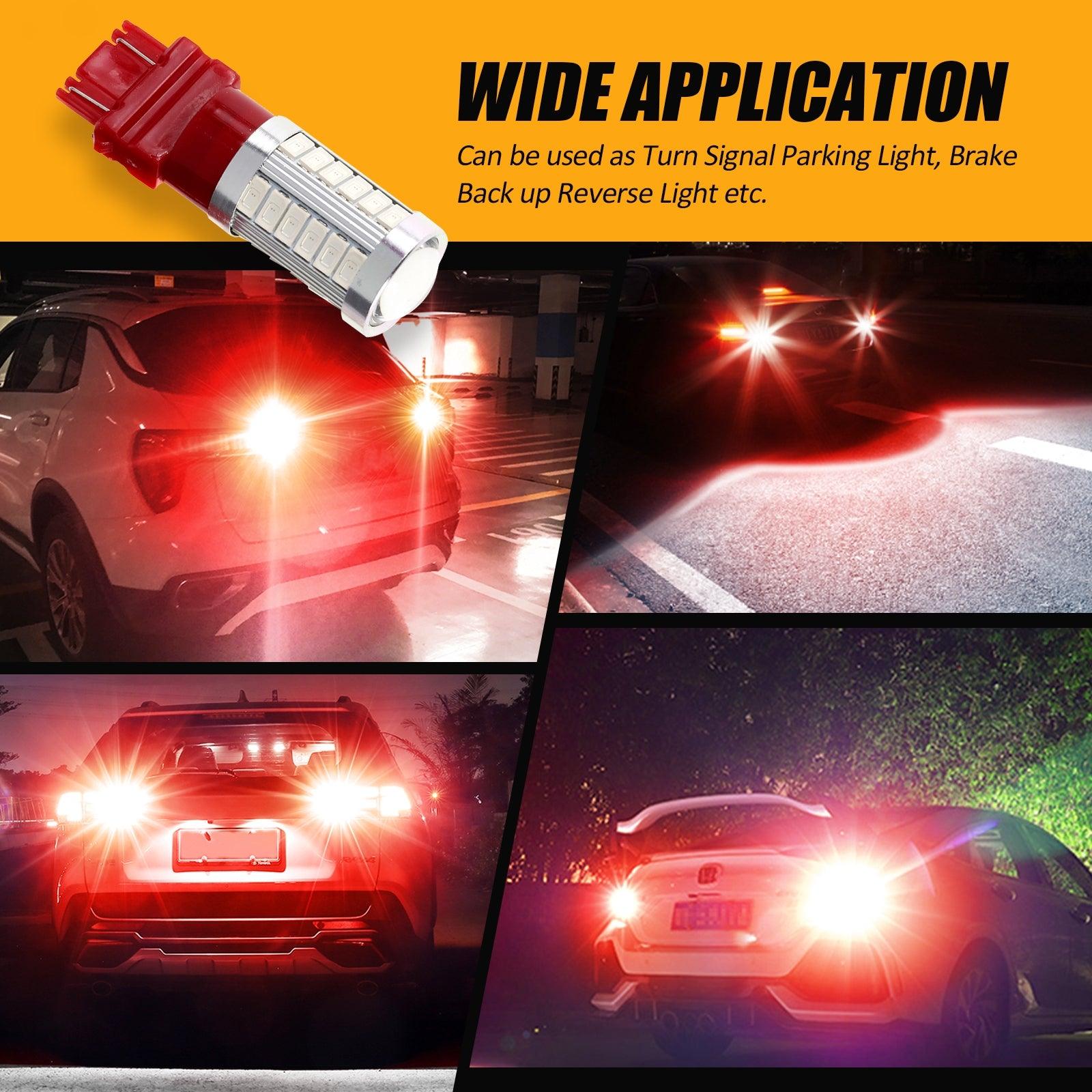 Aazon.co: Auxbea B21 Series 3157 Switchback LED Bulbs Built In - Foto 6