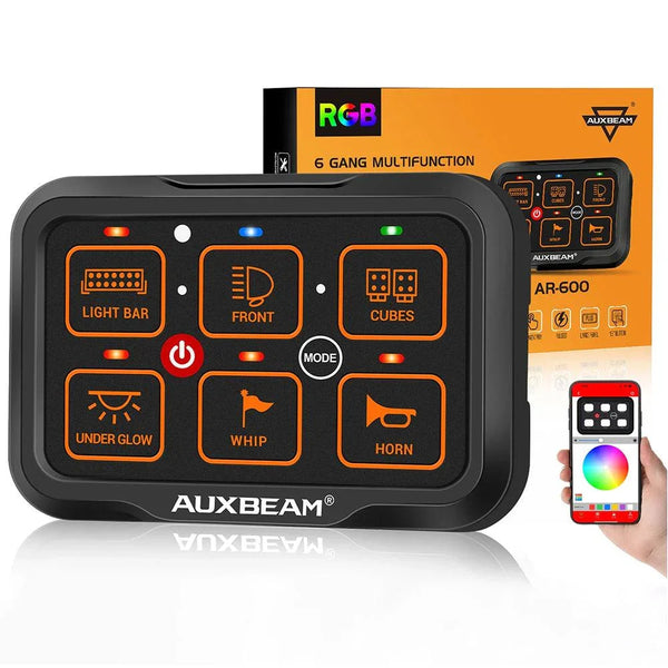 Auxbeam® AR-600 RGB Switch Panel with APP