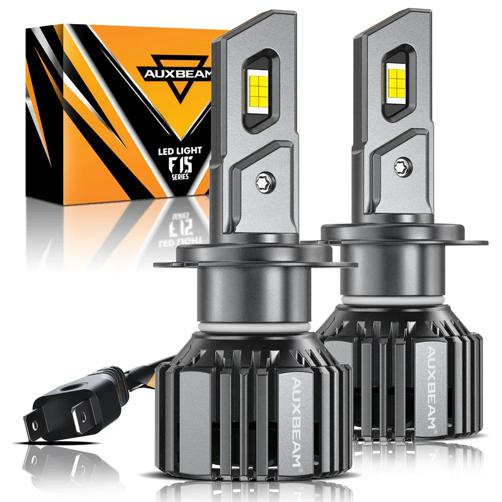 Auxbeam® F15 Series LED HEADLIGHT BULBS | 20% Smaller Size LED