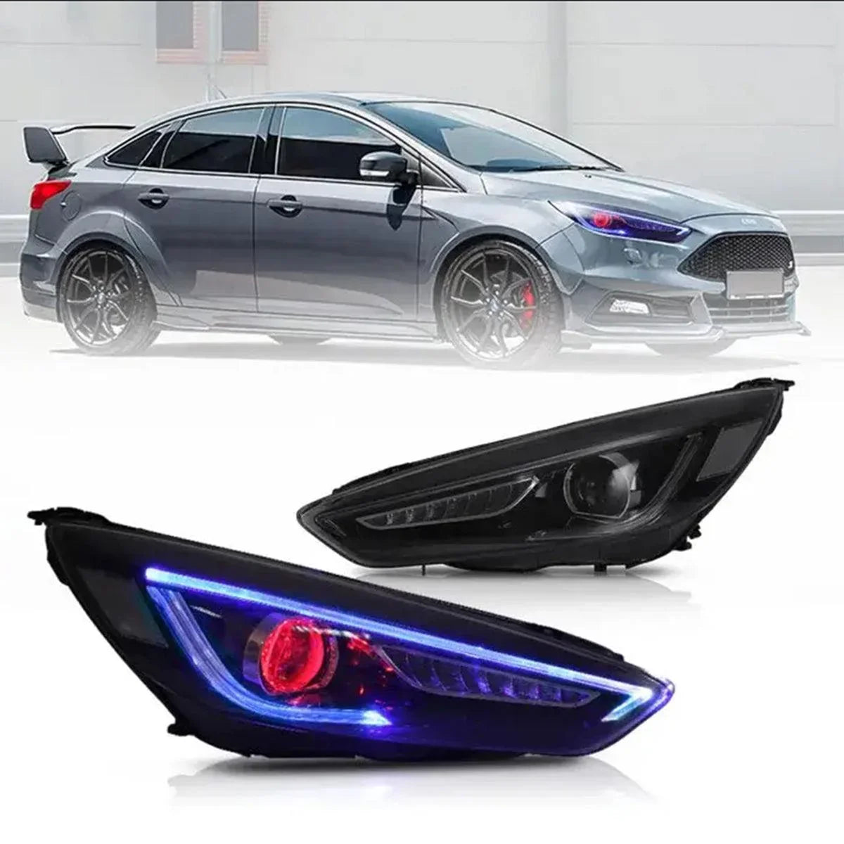 しーま 車用 ヘッドライト フォード フォーカス 2015 2016 2017 2018 用 車用