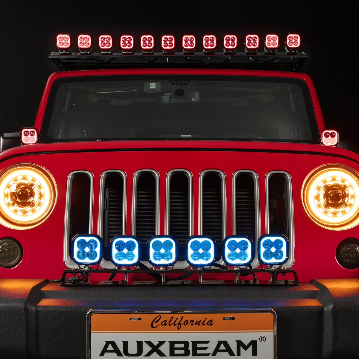 Auxbeam® Color Play Series 3 Inch 116W RGB LED Pod Lights Flood