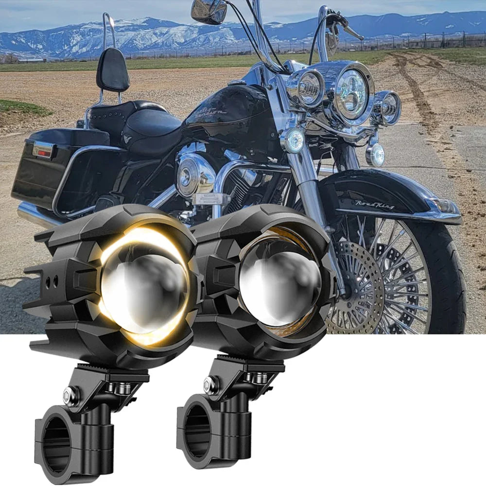 2000 Harley-Davidson Flhr Road King Motorcycle LED Spotlight Light 3+5