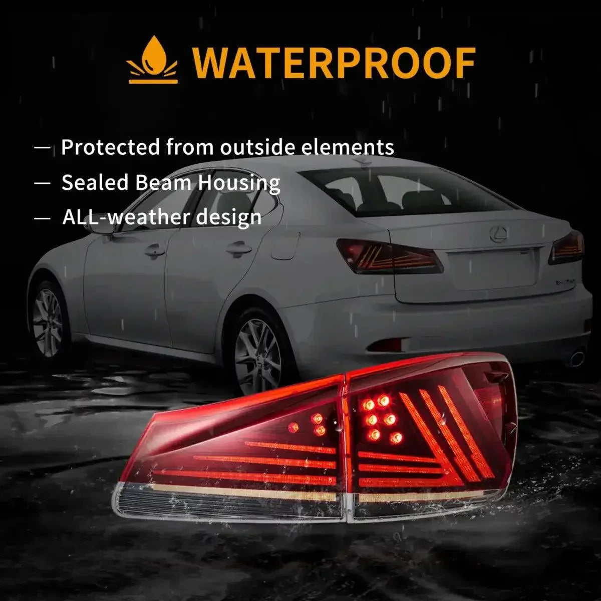 Lexuz Light 2006 2007 2008 2009 2010 2011 2012 2013 Lexus IS 2th Gen (XE20) LED ...