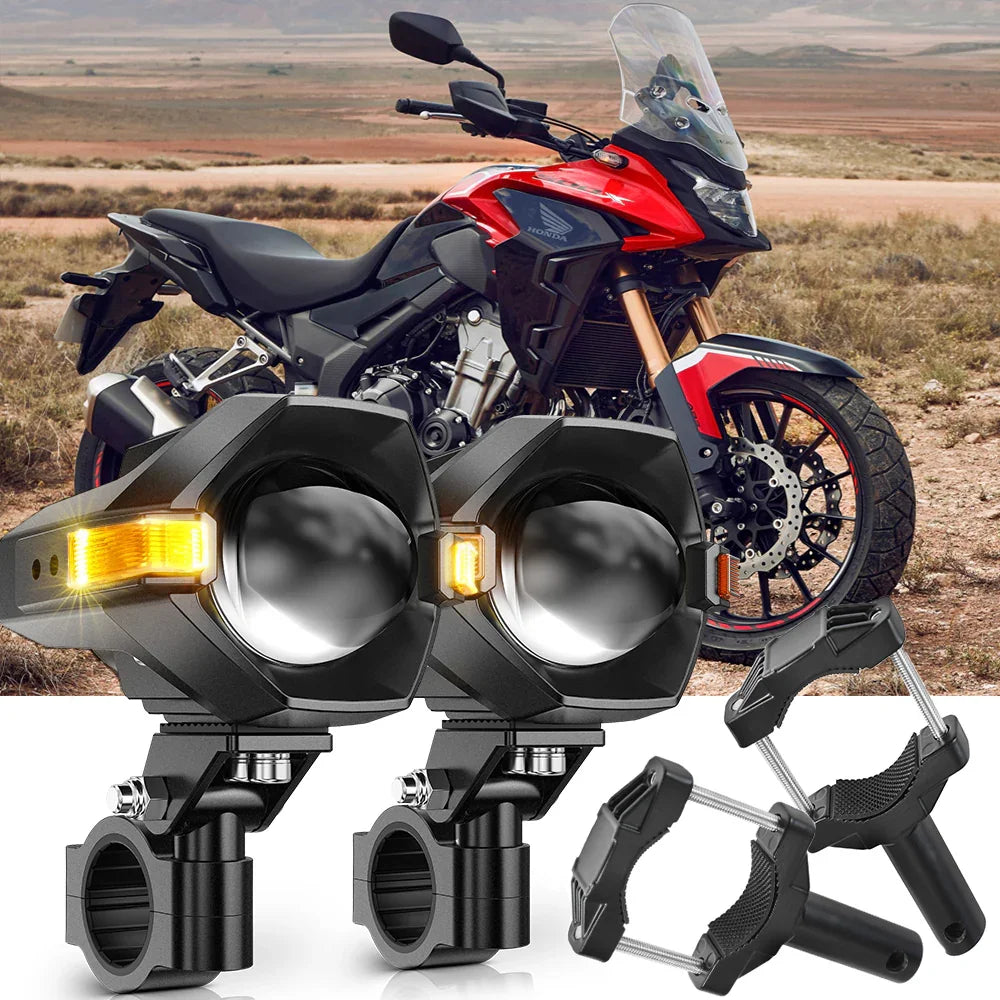 2022 Honda CB500X Motorcycle LED Spotlight Light 3+5 Light Modes MT8 S