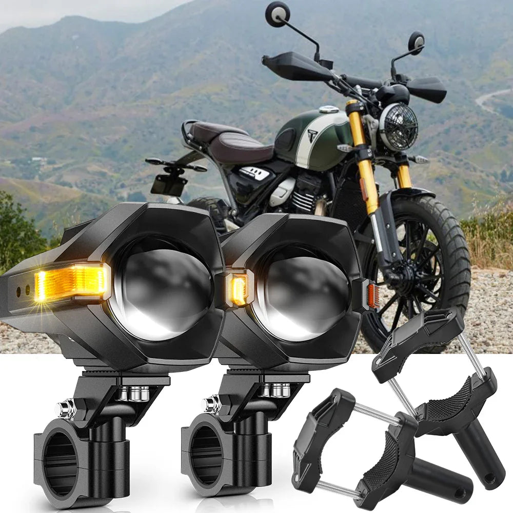 2023 Triumph Scrambler 400x Motorcycle LED Spotlight Light 3+5 Light M