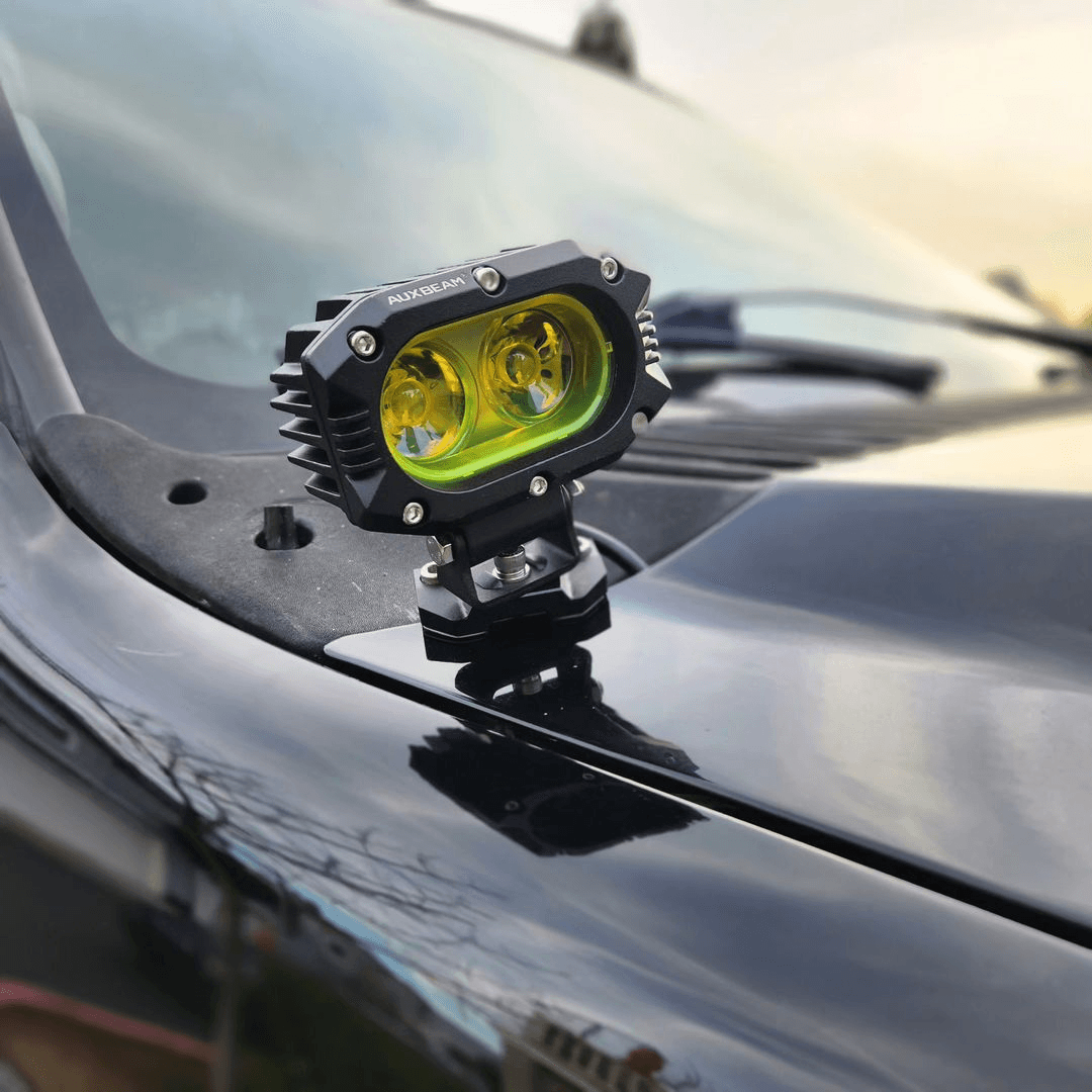 2 Barre Led 5 Pollici Gialle 72W IP67 - Luci Fendinebbia Per Offroad, Jeep, Camion - Foto 5