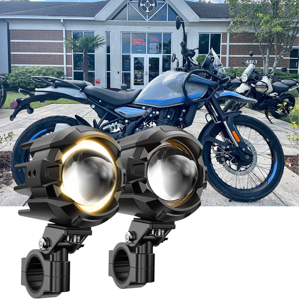 2025 Royal Enfield Himalayan 450 Motorcycle LED Spotlight Light 3+5 Light Modes