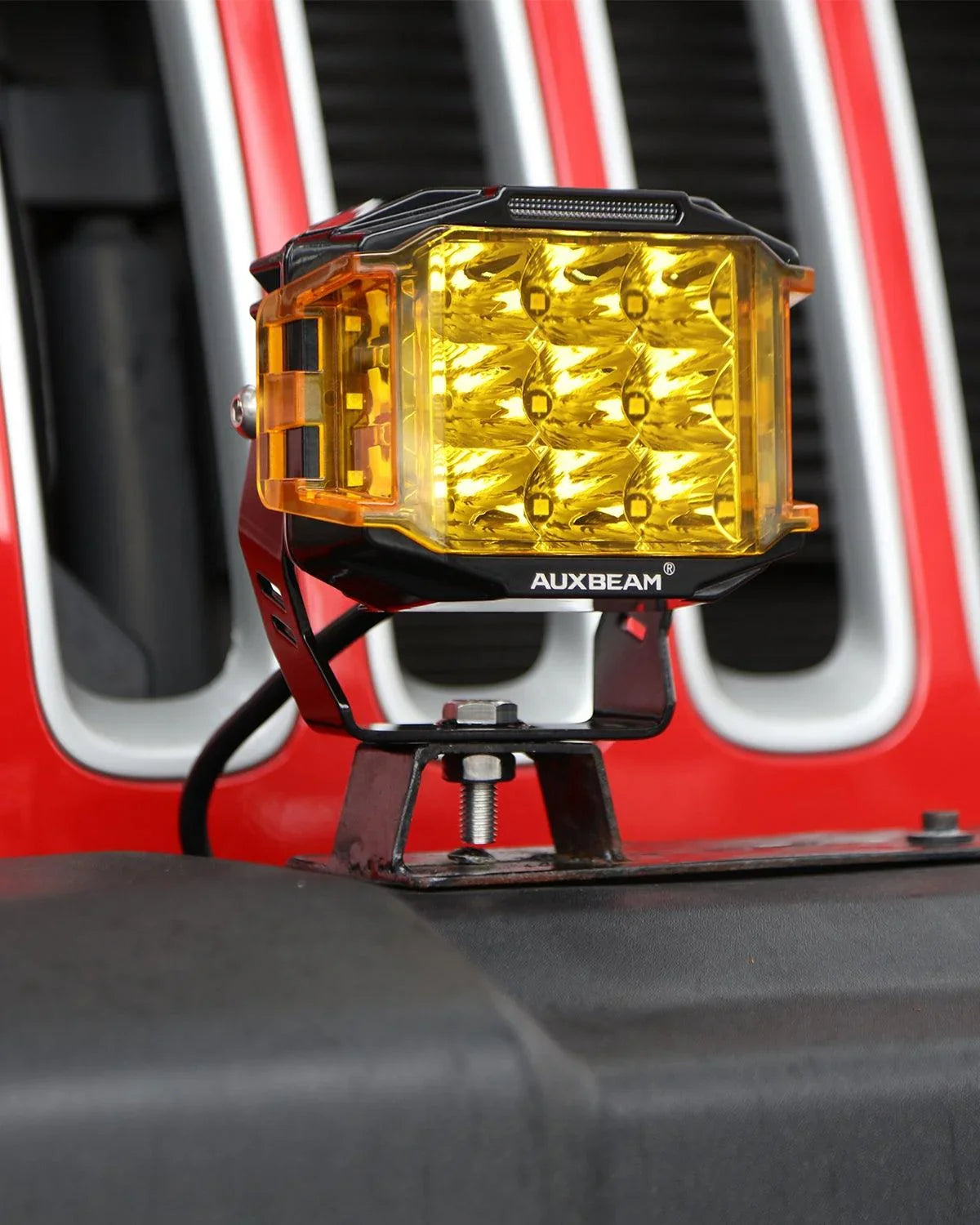 Auxbeam® 5 Inch Side Shooter LED Pod Lights Off Road Lights Amber