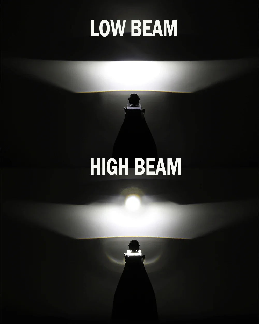 Auxbeam® 2 Inch bi-led projector lens fog light | hyperboloid lens