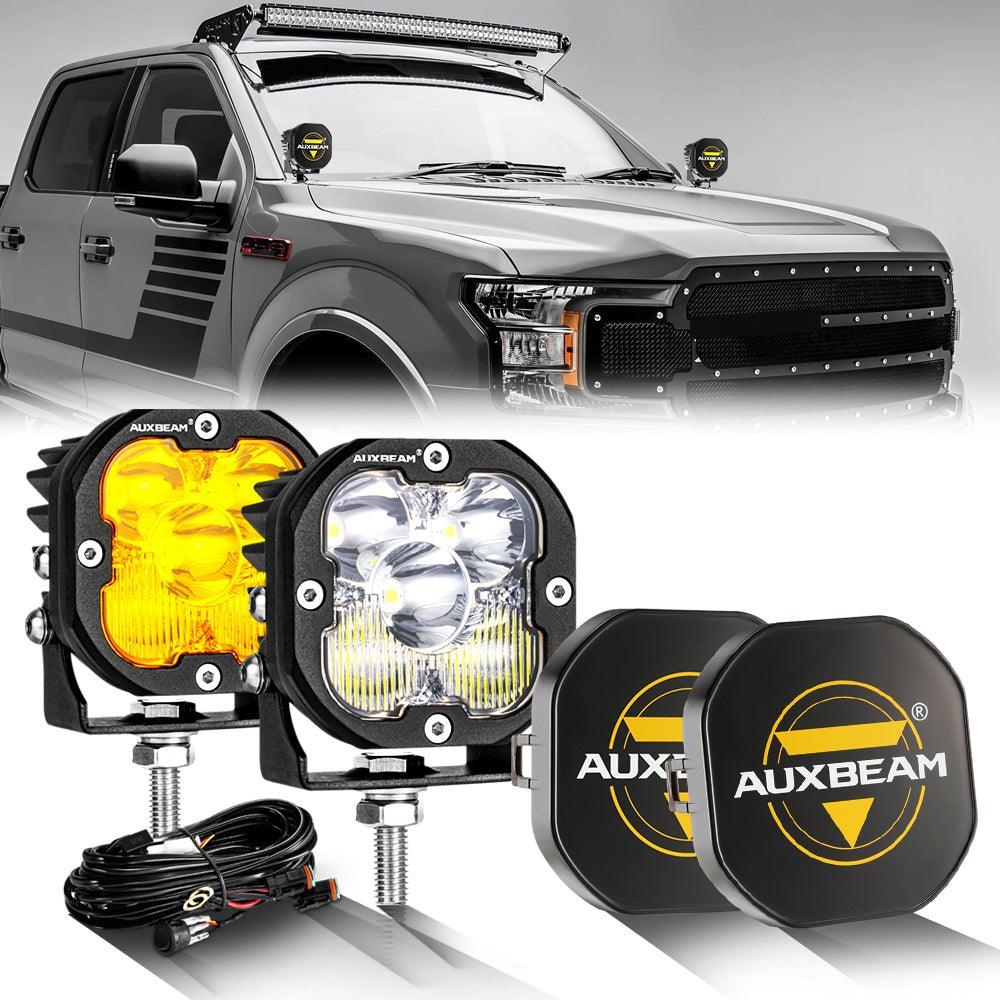 Offroadtown Led Fog Pods 3" LED Pods Lights for FORD F150 F250, LED Pod Fog Light Offroad LED Driving Lights Spot Lights White&Amber Cover led pods 4'' driving lights pod lights led Offroadtown Led Fog Pods 3" LED Pods Lights for FORD F150 F250, LED Pod Fog Light Offroad LED Driving Lights Spot Lights White&Amber Cover led pods 4'' driving lights pod lights led