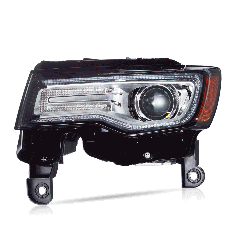Labwork LED Headlight Assembly For 2019-2022 Jeep Cherokee Right Side - Black + Ballast