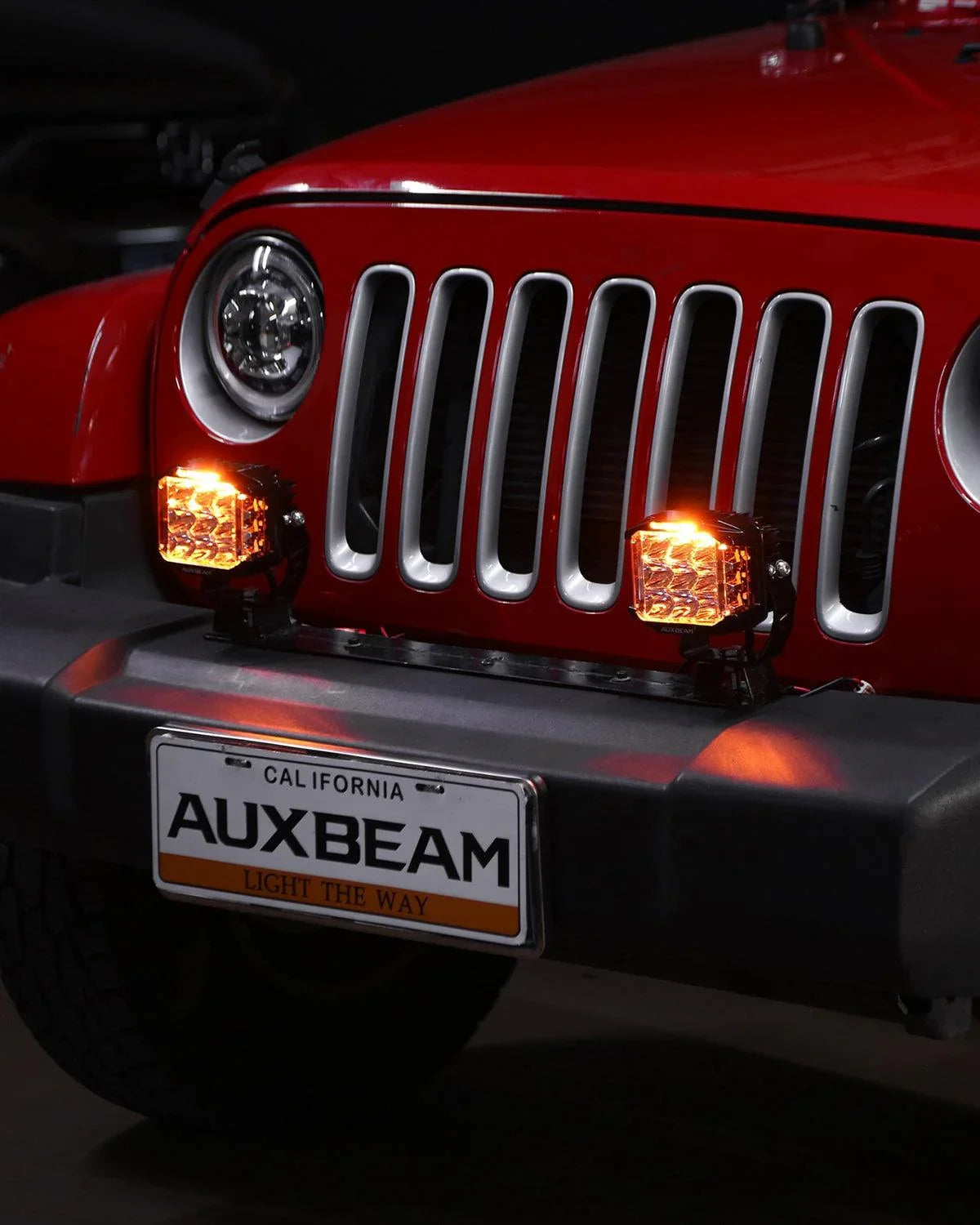 Auxbeam® 5 Inch Side Shooter LED Pod Lights Off Road Lights Amber