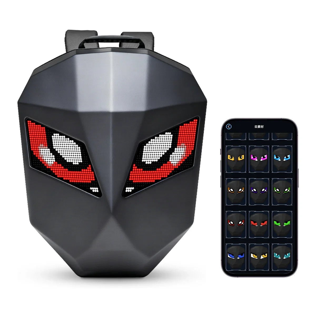 Led Helmet Box AUXBEAM Smart LED Motorcycle Backpack