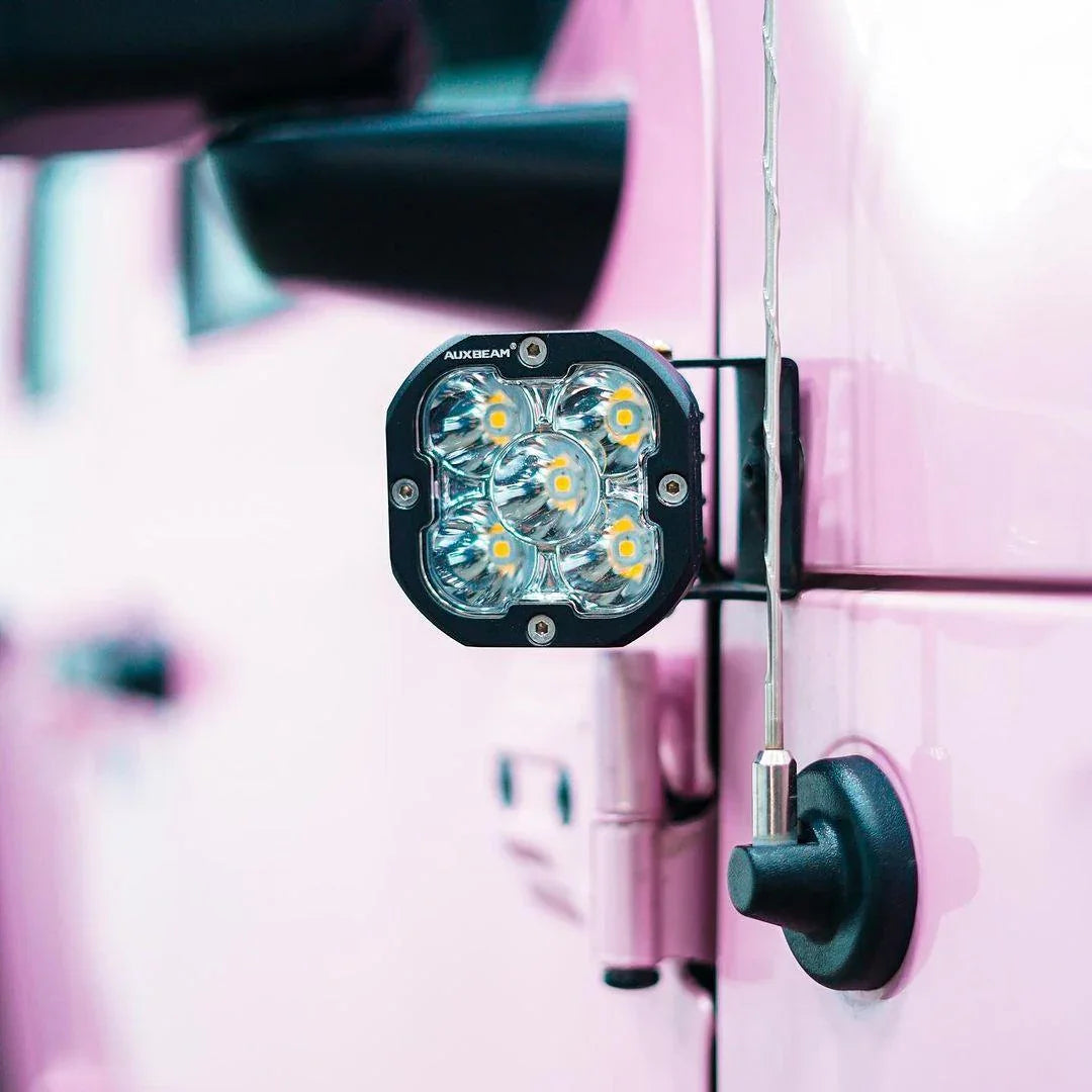 【新品未使用】AUXBEAM LEDライト ZD000676 Auxbeam 3 inch LED Pods Lights, Off Road Light with White&Amber Cover