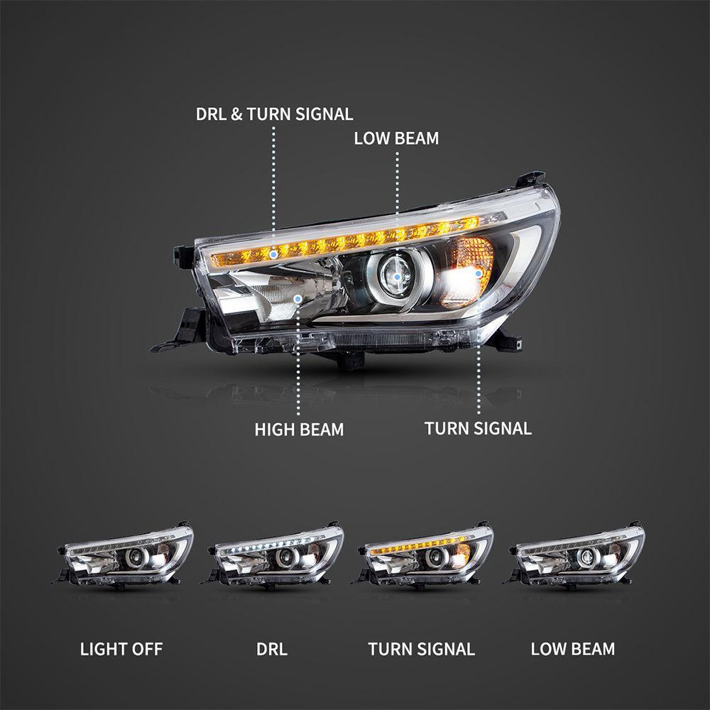 Genuine OEM Pair Of Left & Right Headlights For 2017 Toyota Corolla IM – Direct Fit, Plug & Play Replacement