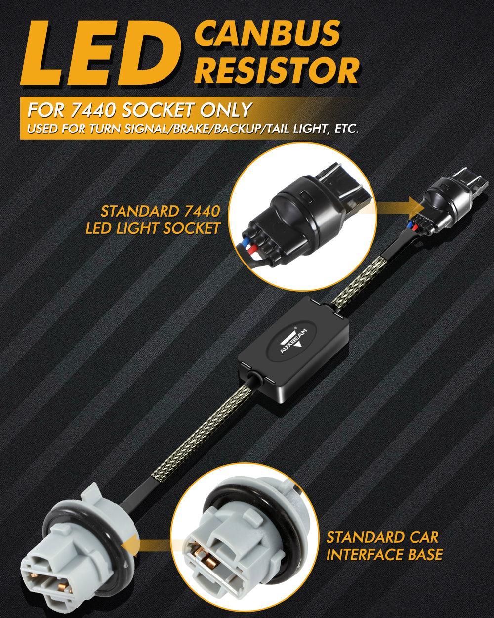 7440 Led Decoder 🆕7440 C8-Model Decoder Anti-Flicker CANBUS Resistors Decoder Avoid Fas