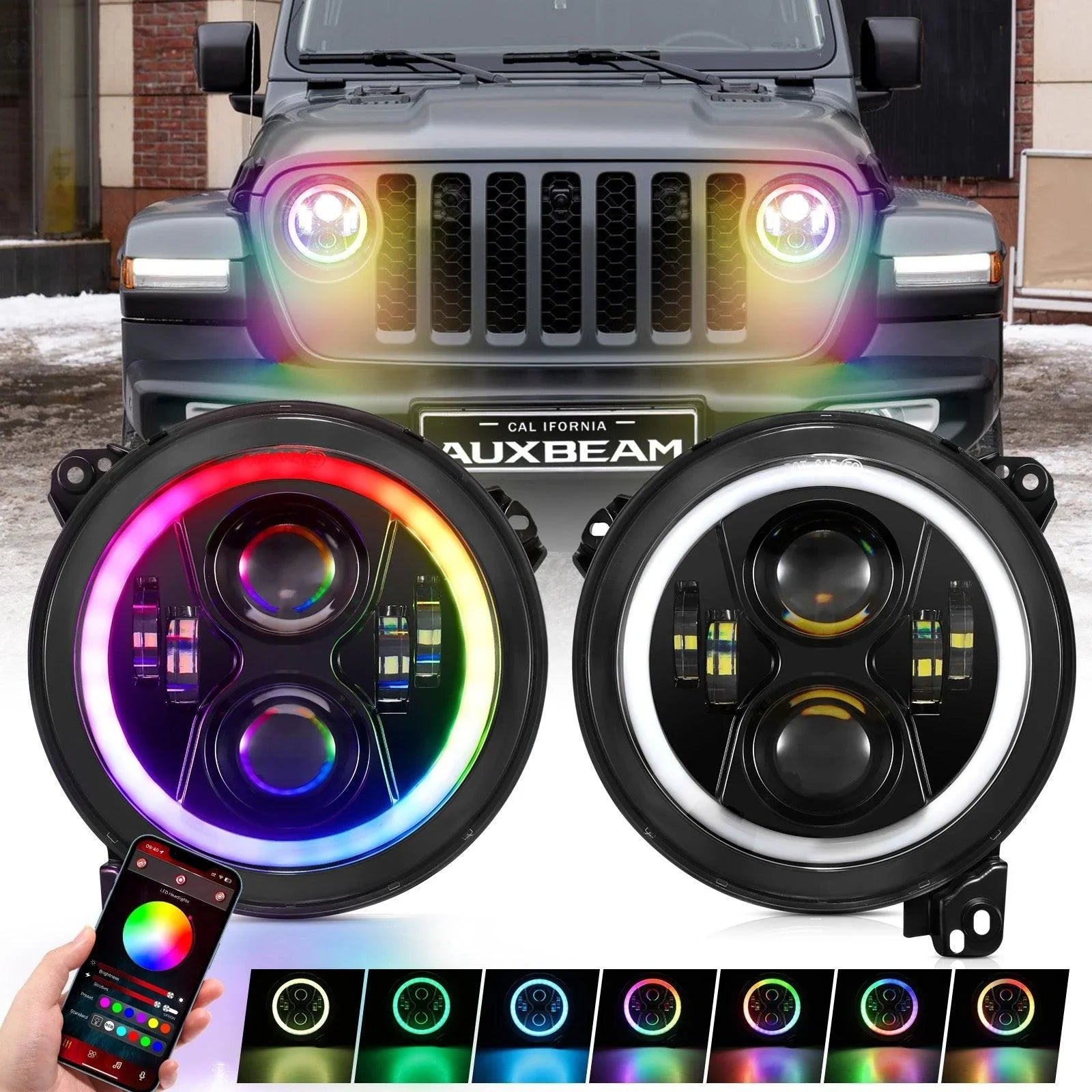 RGB LED HEADLIGHTS – Auxbeam Lighting