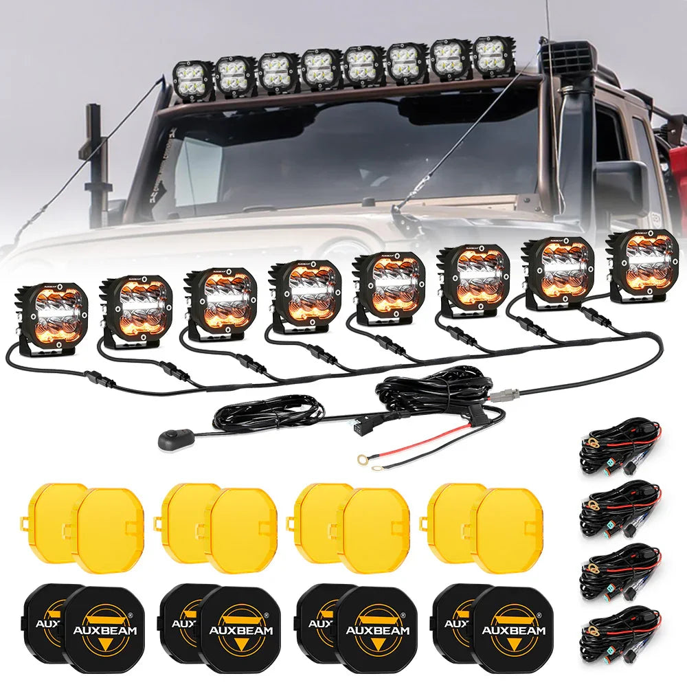 XP-ULTRA Series 3 Inch 84W LED Combo Pod Light Off Road Lights with Wh