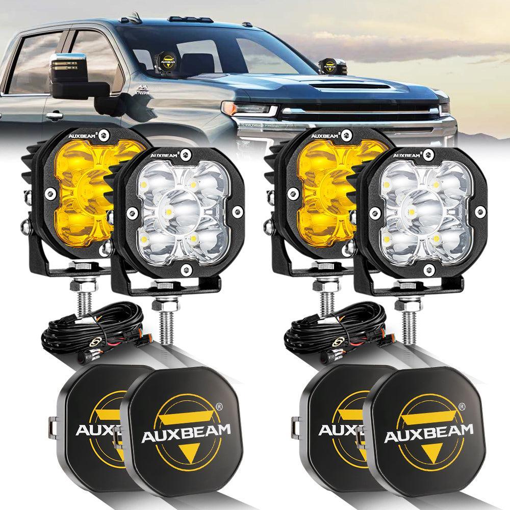 2006 Silverado Led Pod Fog Lights 3" LED Pods Lights for Ford F150 F250, LED Pod Fog Light Offroad LED Driving Lights Spot Lights White&Amber Cover Amber&White Spot / with Black Covers 2006 Silverado Led Pod Fog Lights 3" LED Pods Lights for Ford F150 F250, LED Pod Fog Light Offroad LED Driving Lights Spot Lights White&Amber Cover Amber&White Spot / with Black Covers