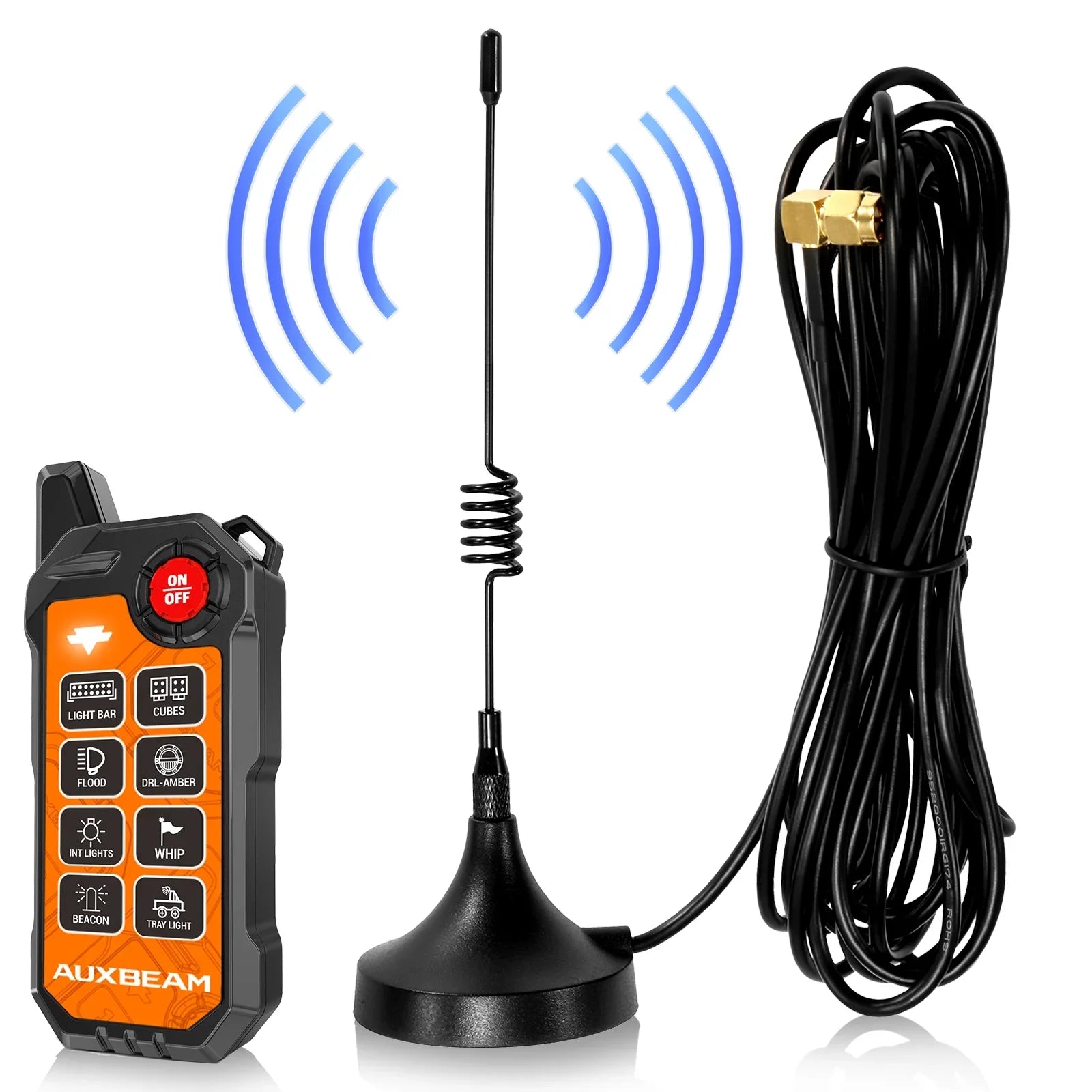 rushbox shadowhuntingスイッチ装備済み 8 Gang Wireless Remote Control Only for KS-80 Knob Switch Panel
