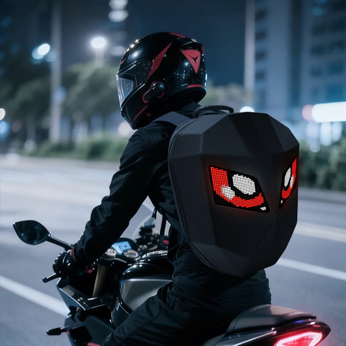 AUXBEAM Smart LED Motorcycle Backpack