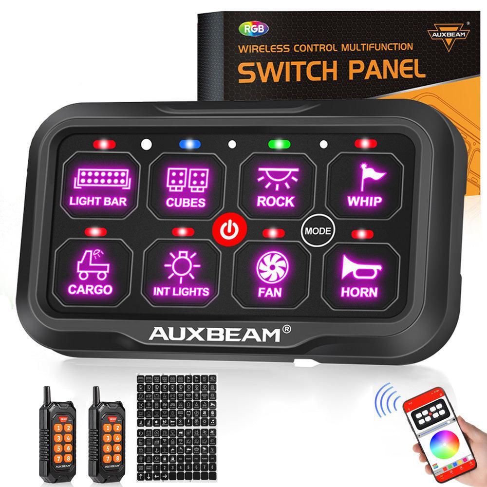 Auxbeam® AC-800 RGB Switch Panel with APP&Remote Control