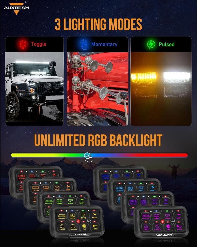 Auxbeam switch panel f150 | 8 Gang Switch panel for FORD F150 F250
