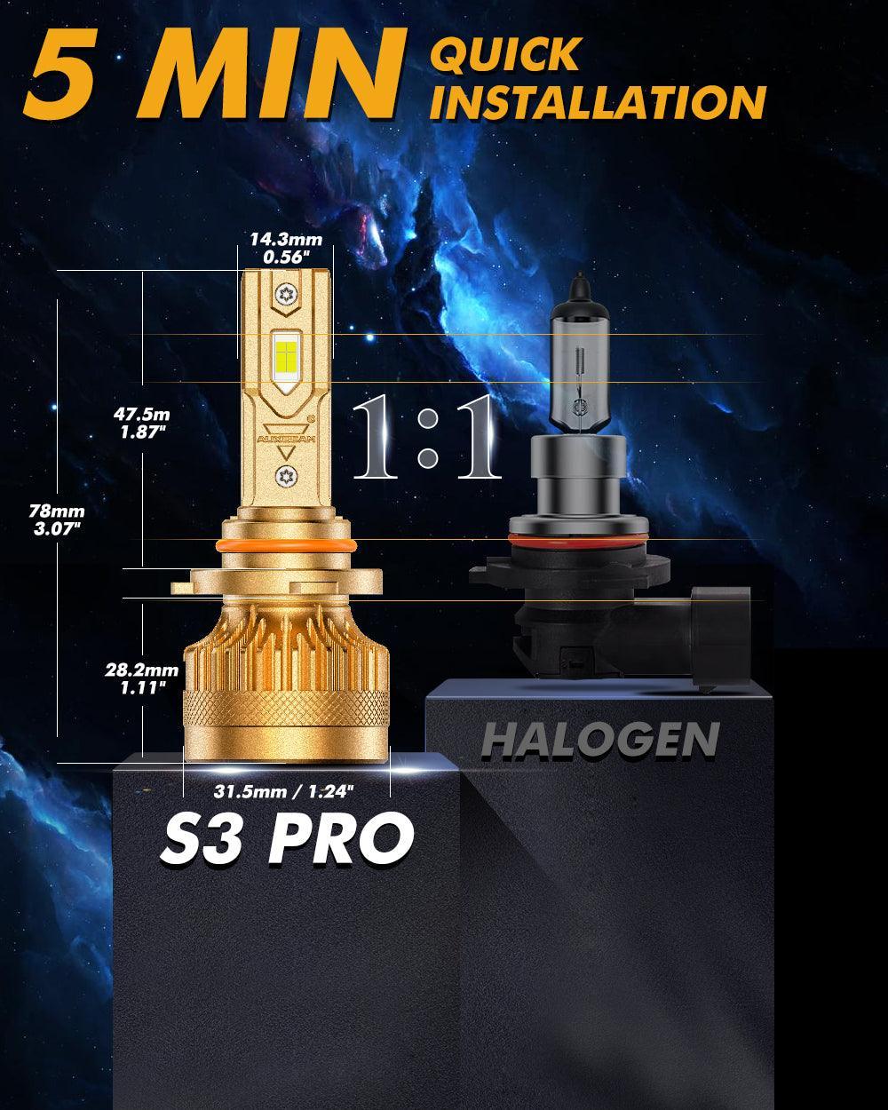Auxbeam® 9005/HB3 LED Headlight Bulb | Dual Decoder CAN-BUS Error